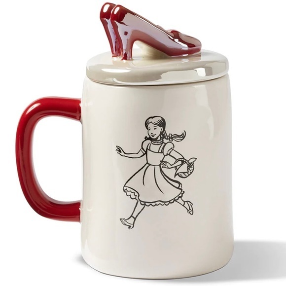 RAE DUNN WIZARD OF OZ™ "THERE’S NO PLACE LIKE HOME" MUG RUBY RED SLIPPER… - Picture 2 of 9